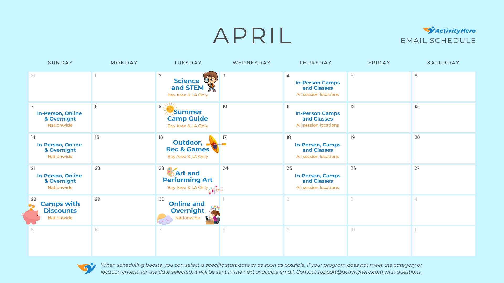 Email Marketing Calendar 2